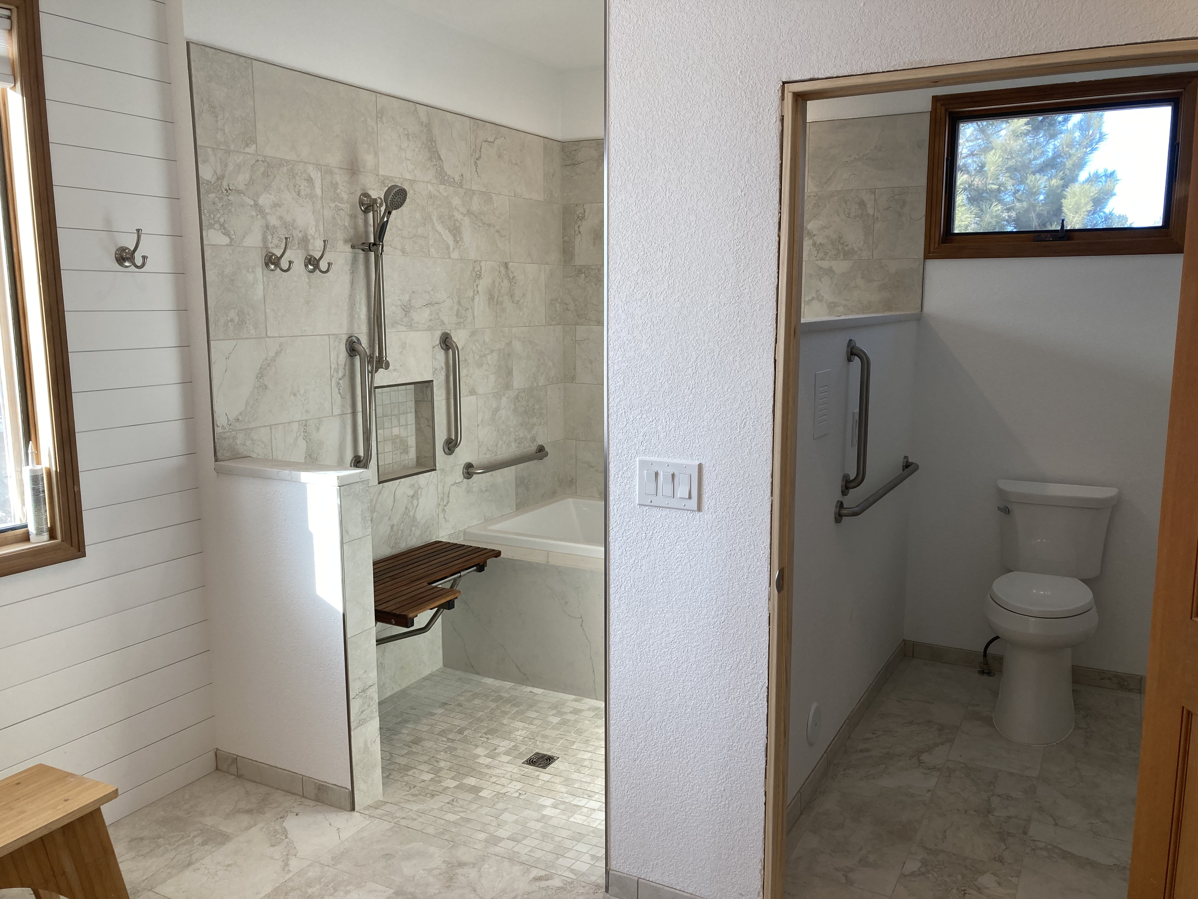 Full accessibility bathroom layout